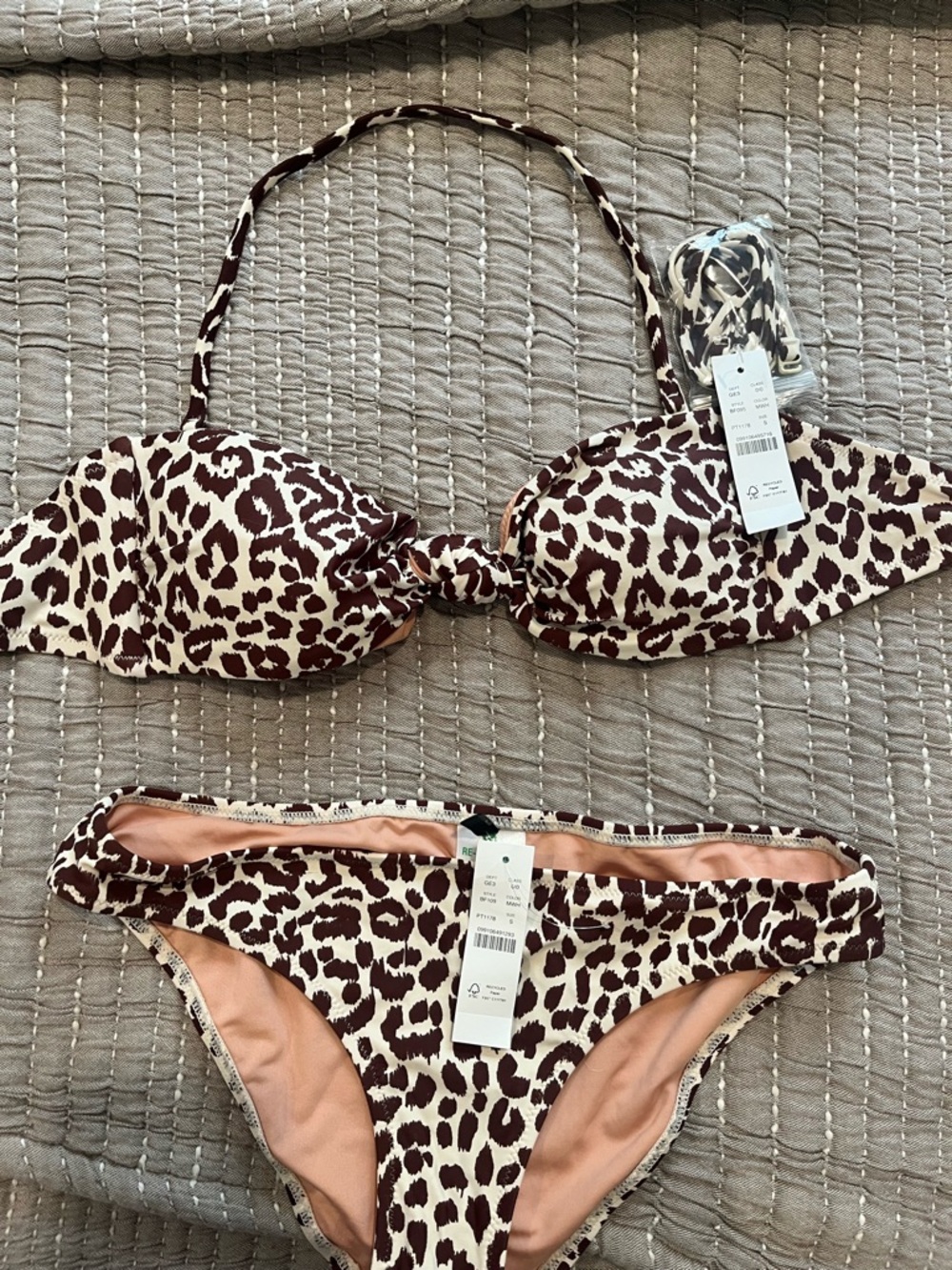 J. Crew Leopard Print Bikini